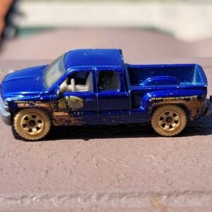 Vtg 1998 Mattel Matchbox 1999 Chevrolet Silverado Diecast Mud Truck
